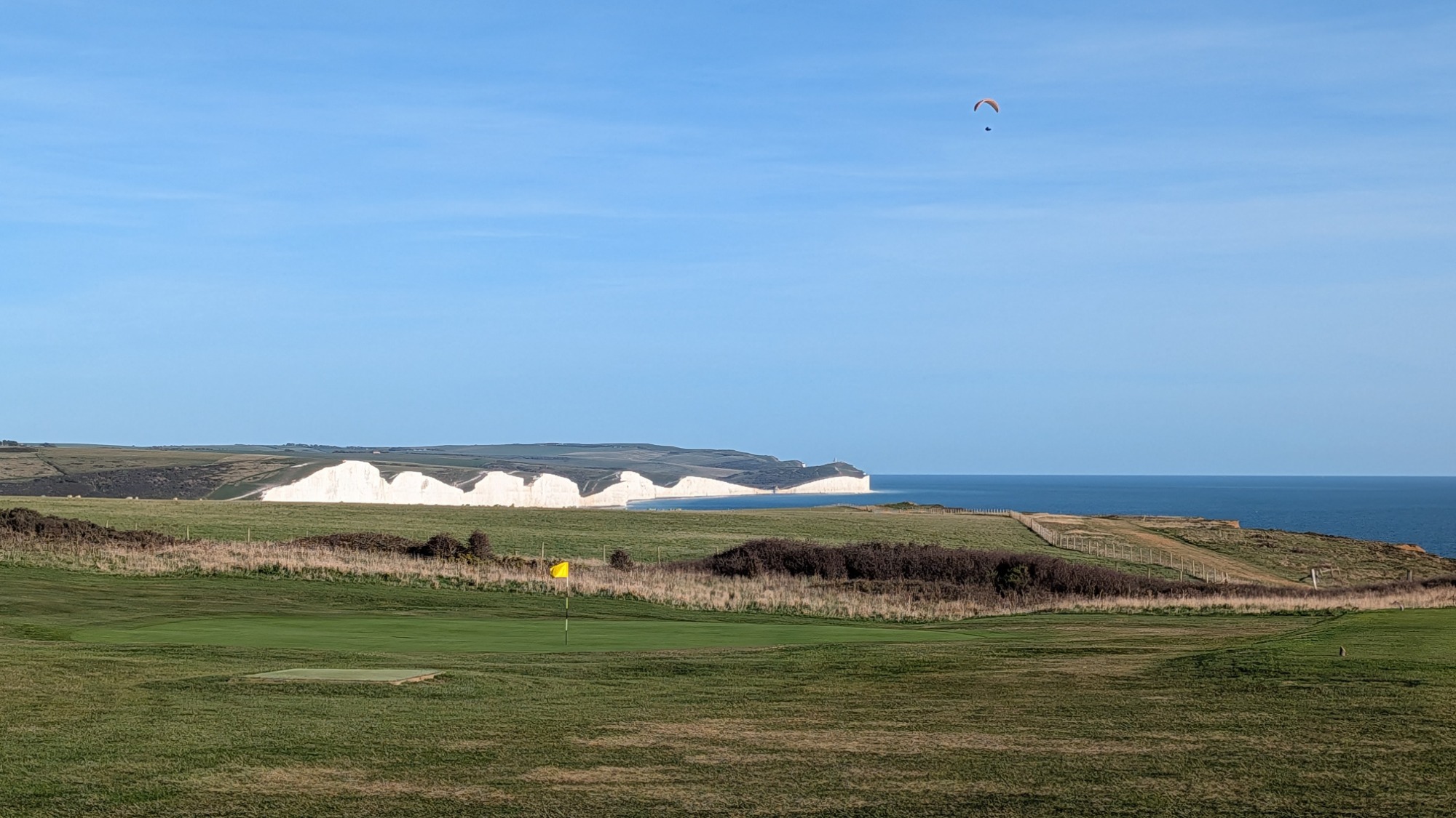 Falaises blanches vues depuis Seaford Head